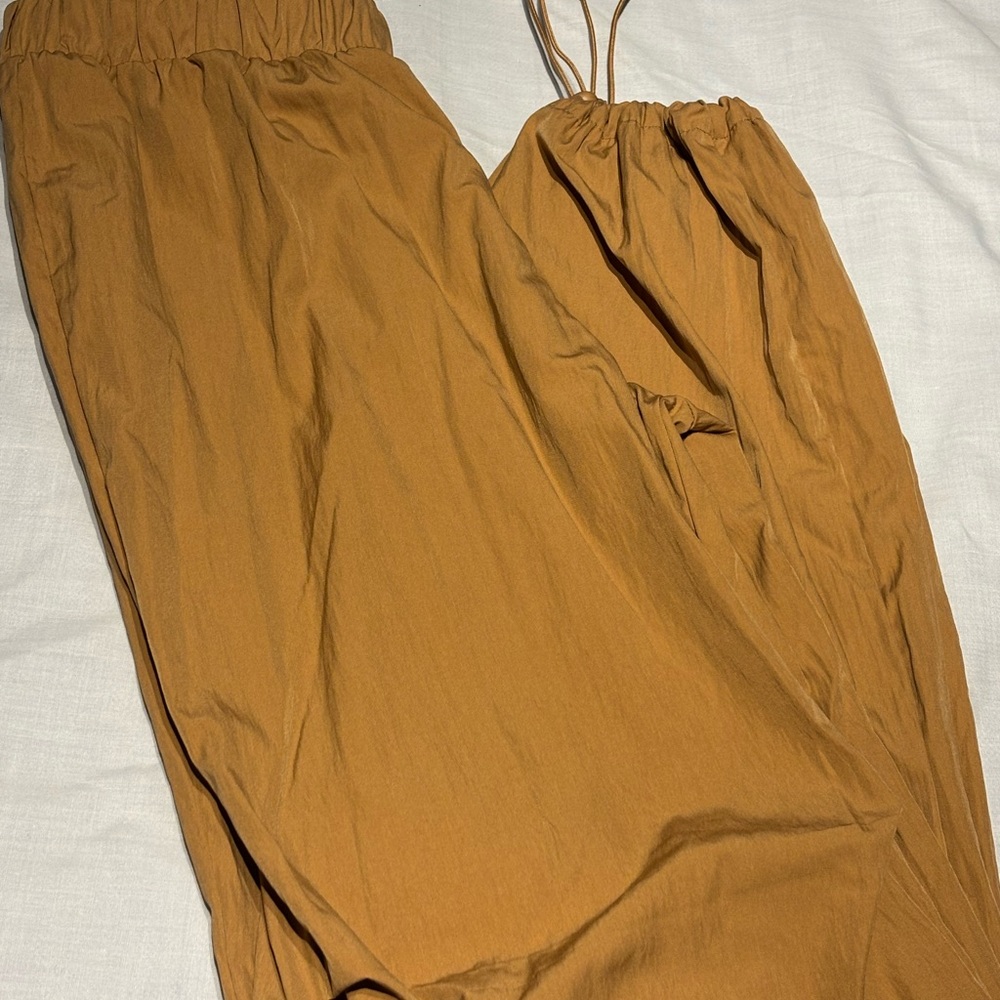 Women's Tan Ankle & Cropped Pants